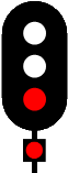 Single head with marker directly underneath